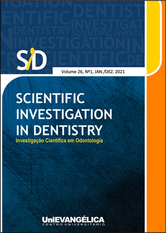 					View Vol. 26 No. 1 (2021): SCIENTIFIC INVESTIGATION IN DENTISTRY - JAN/DEC. 2021
				